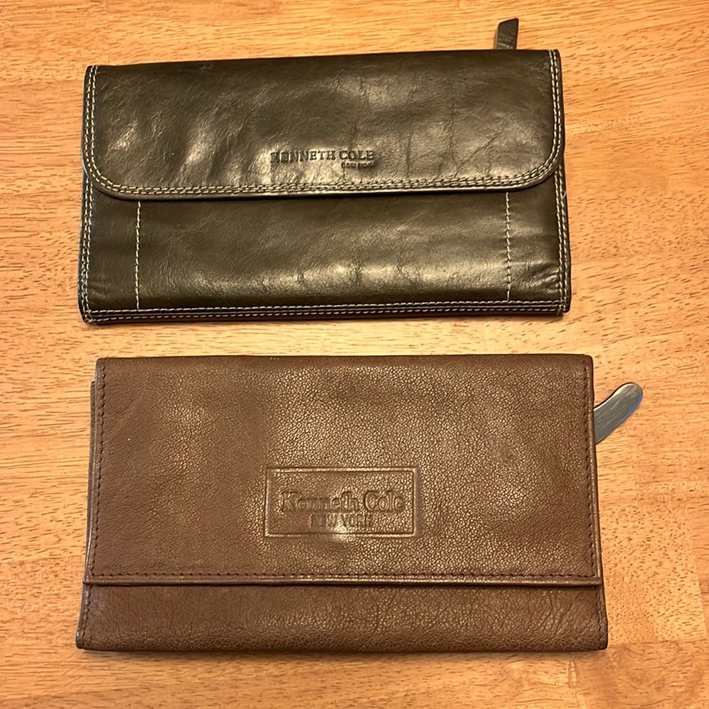 Bundle of Kenneth Cole leather wallets